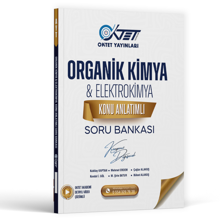 OKTET YKS AYT S.B. ORGANİK KİMYA ELEKTROKİMYA - 26